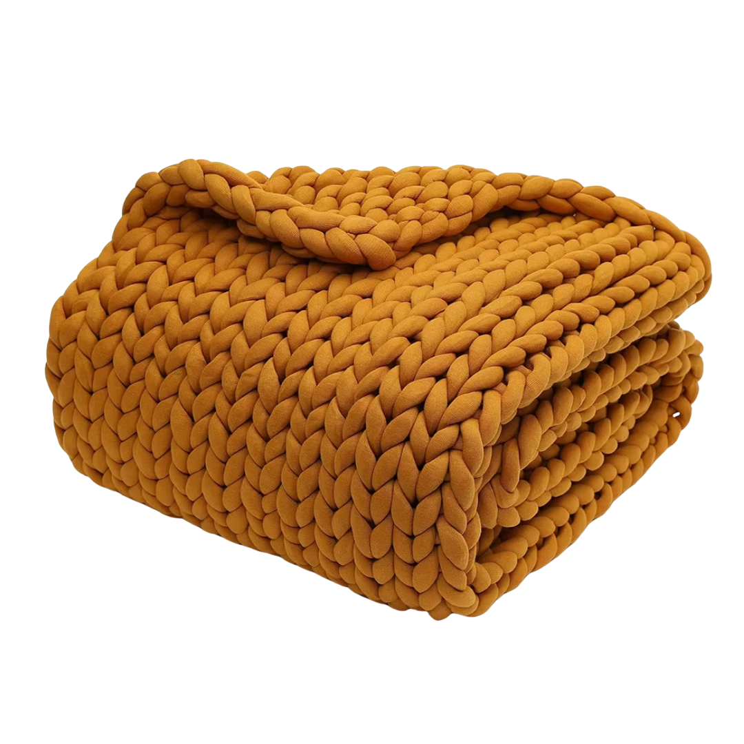 Thick Braided Knit Blanket