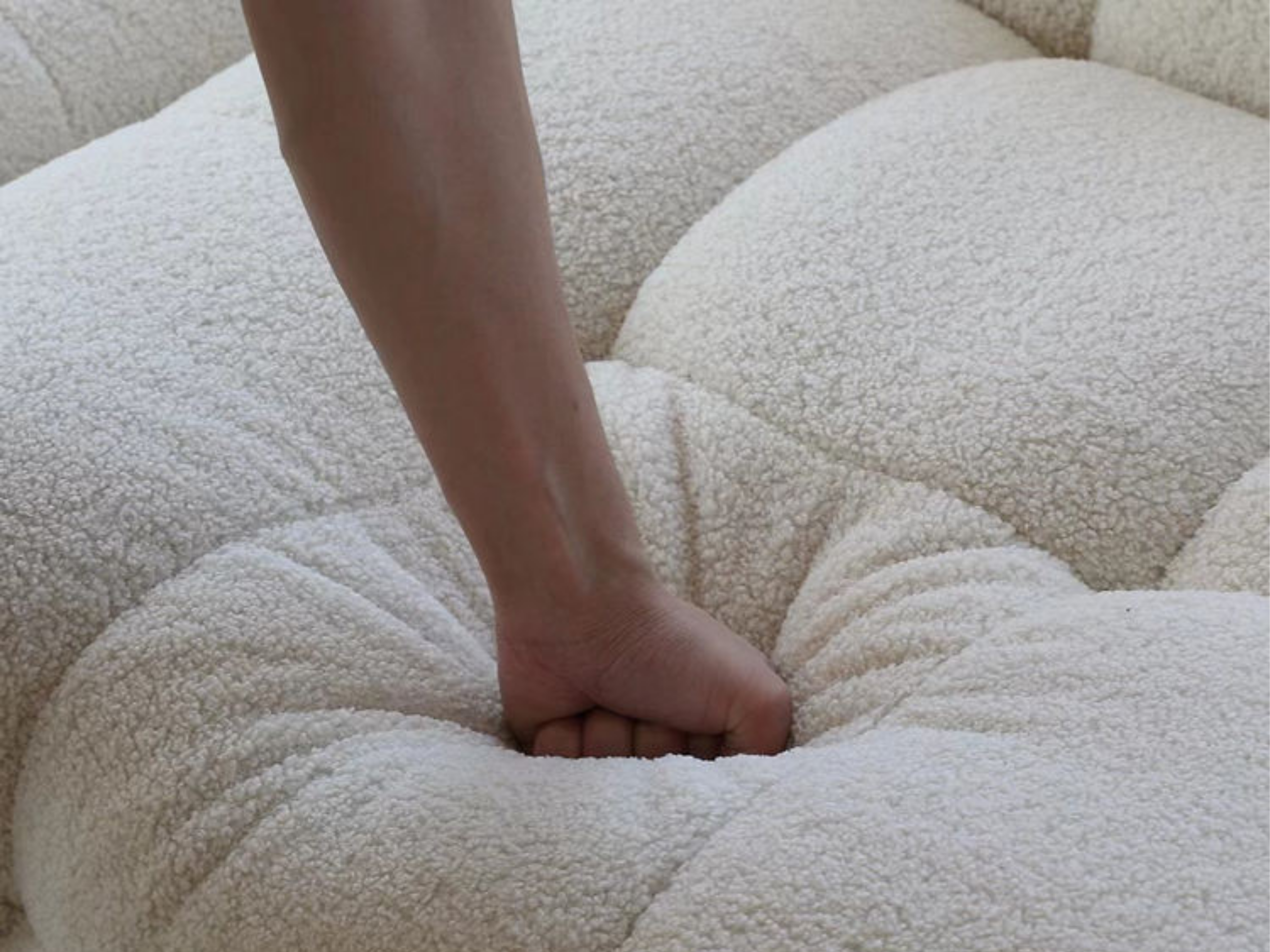 The Lumière Bouclé Sofa