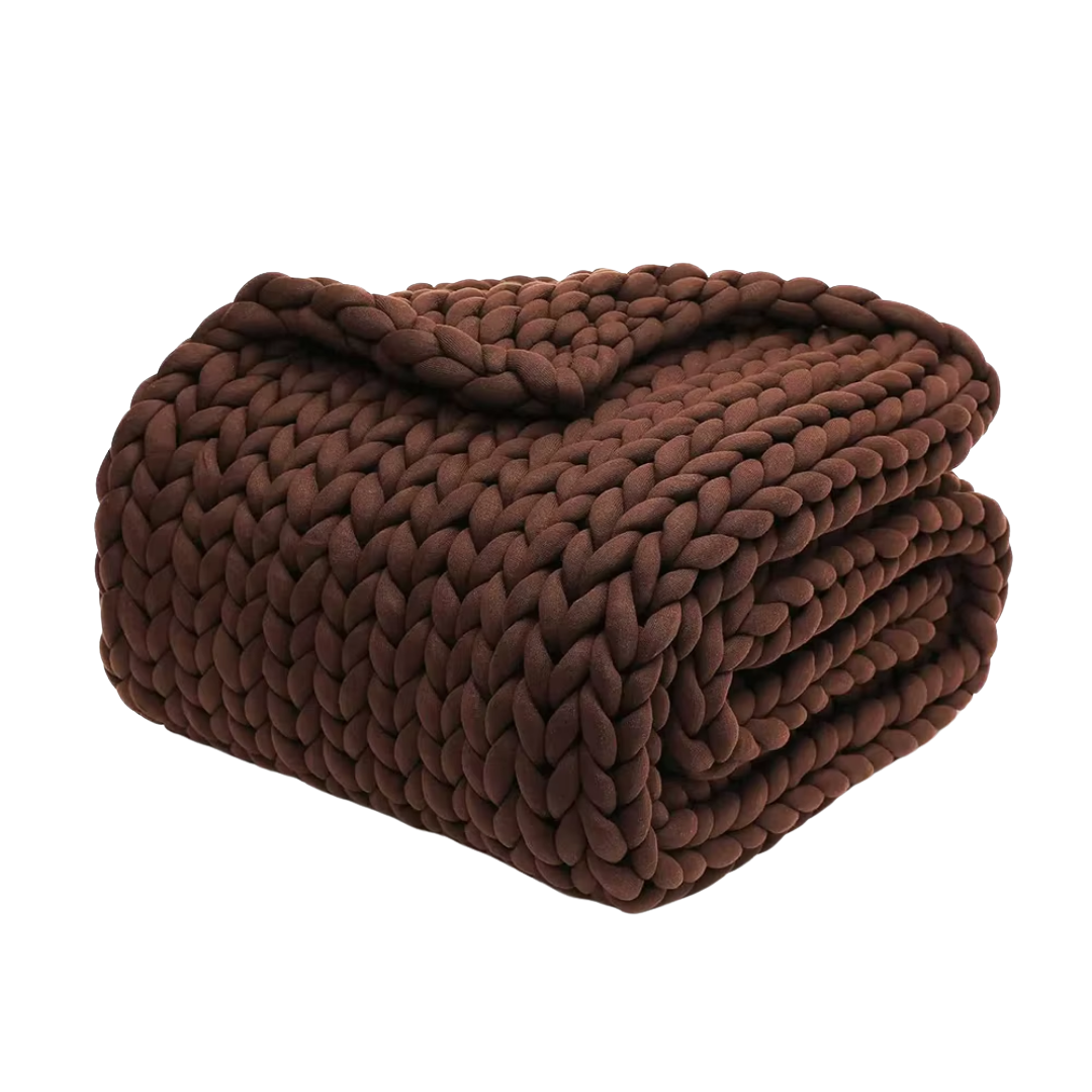 Thick Braided Knit Blanket