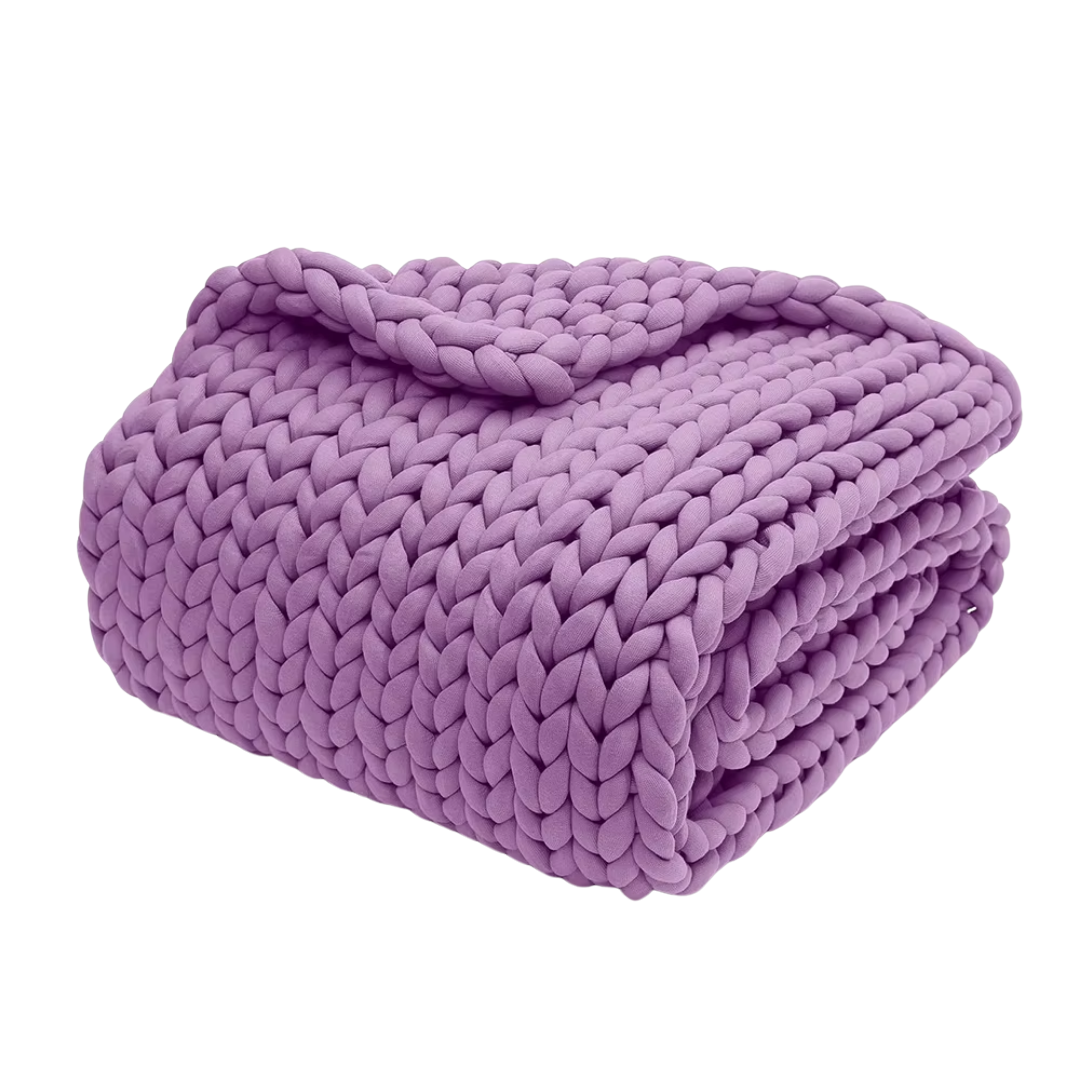 Thick Braided Knit Blanket